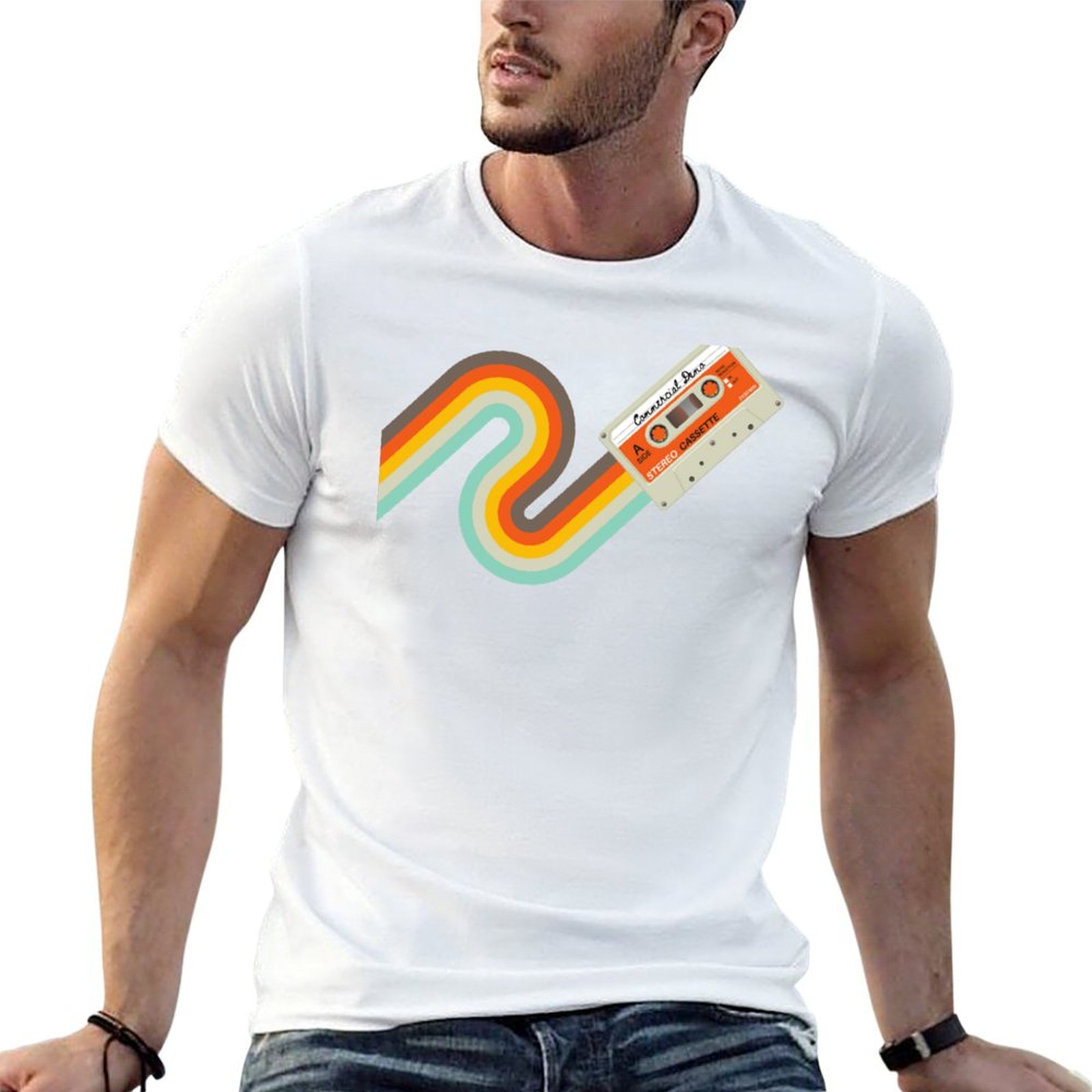 Commercial Printing And Graphics - Commercial Demo Tape T-Shirt cotton t