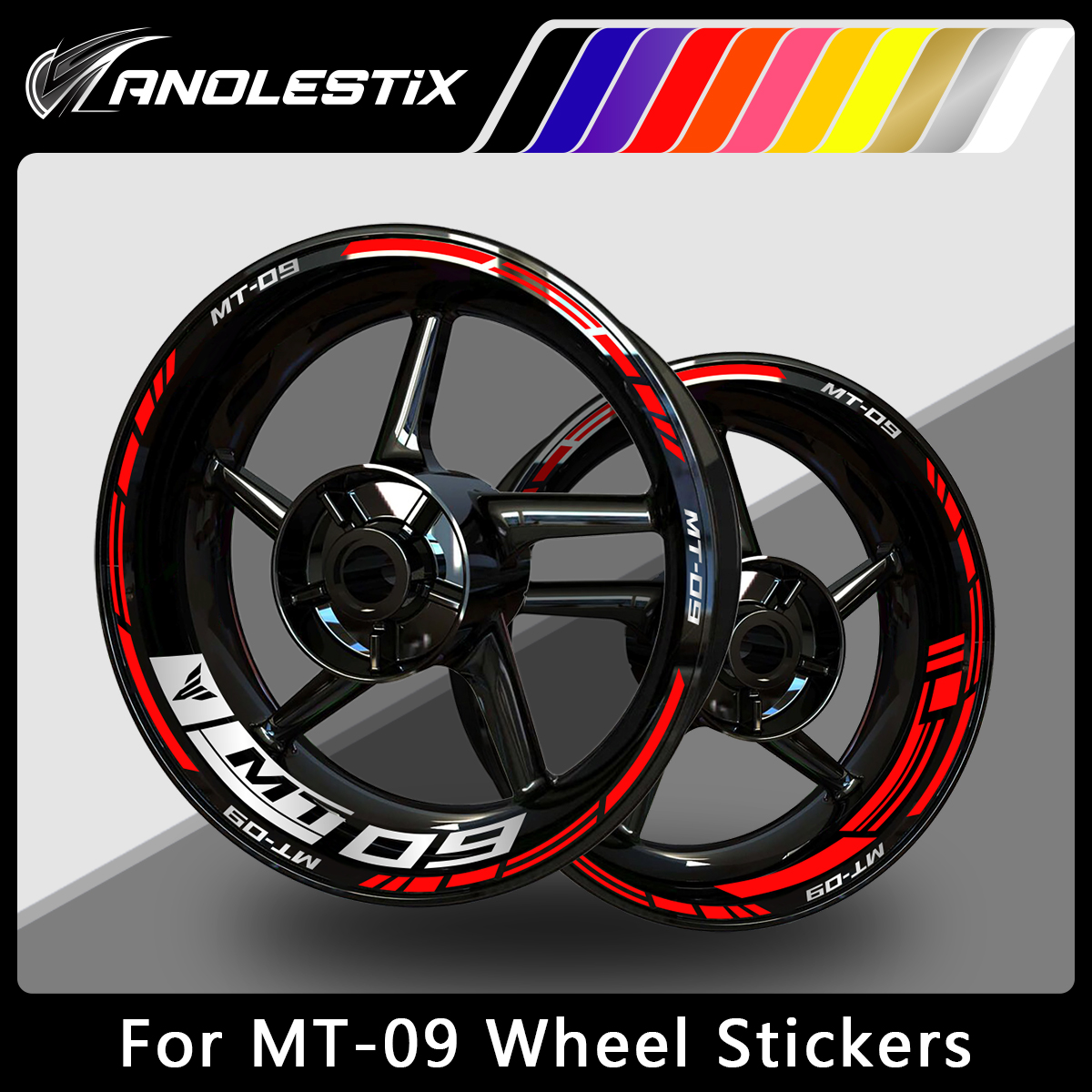 Heat Transfer Vinyl Roll - AnoleStix Reflective Motorcycle Wheel Sticker Hub