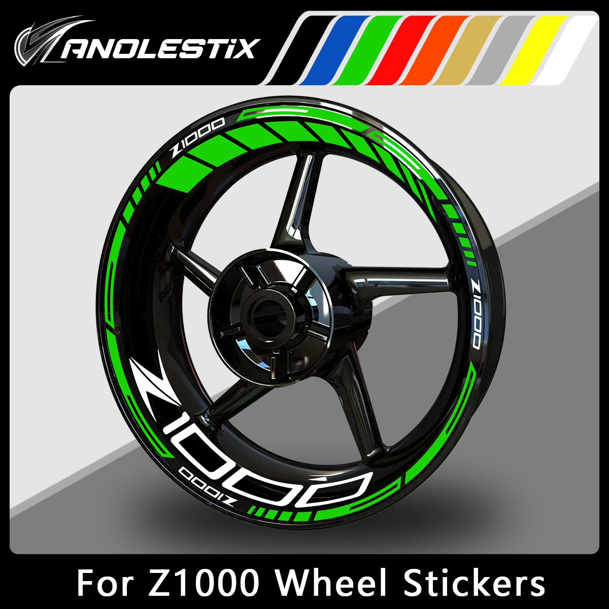 Heat Transfer Vinyl Roll - AnoleStix Reflective Motorcycle Wheel Sticker Hub