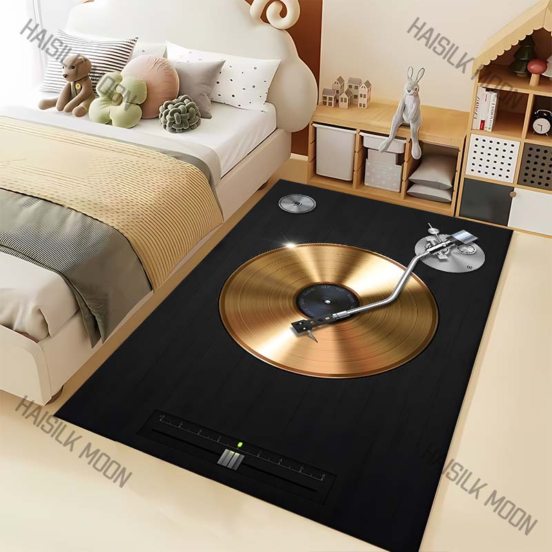 Golden vinyl record turntable  - Commercial Vinyl Printing Machine บทวิจารณ์และราคา
