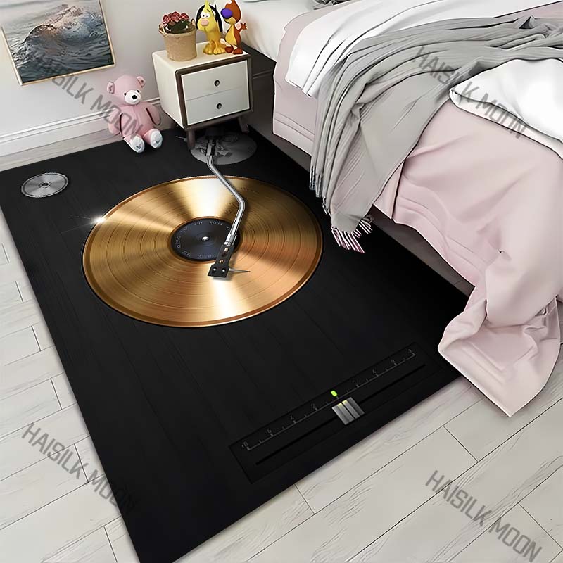 Golden vinyl record turntable  - Commercial Vinyl Printing Machine บทวิจารณ์และราคา