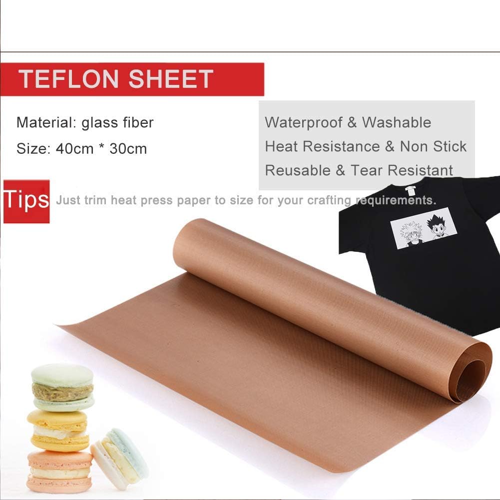 Te-flon Sheet for Heat Press,  - Heat Press Teflon Sheet บทวิจารณ์และราคา