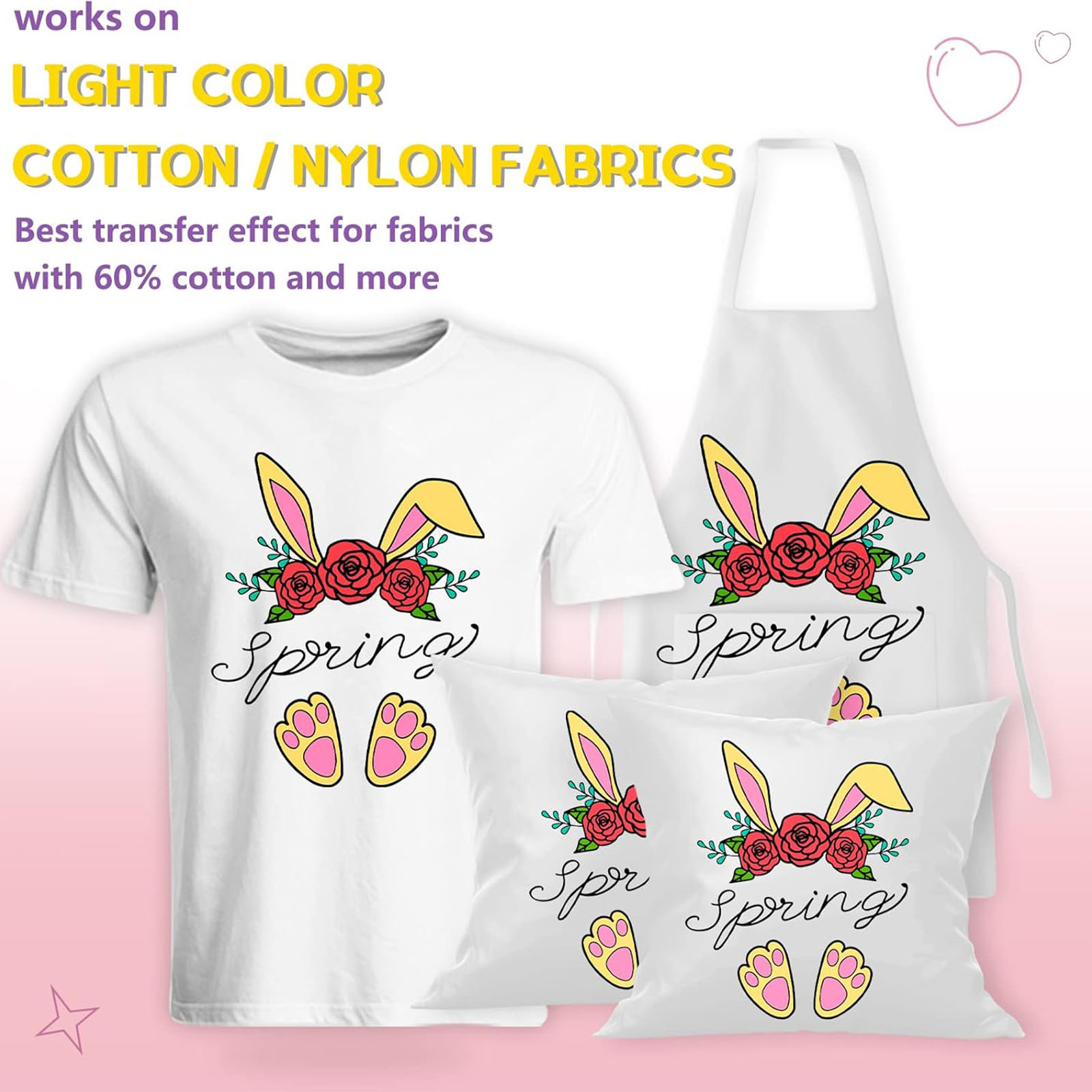 5 Sheets A4 Heat Transfer Pape - Heat Transfer Vinyl Roll บทวิจารณ์และราคา