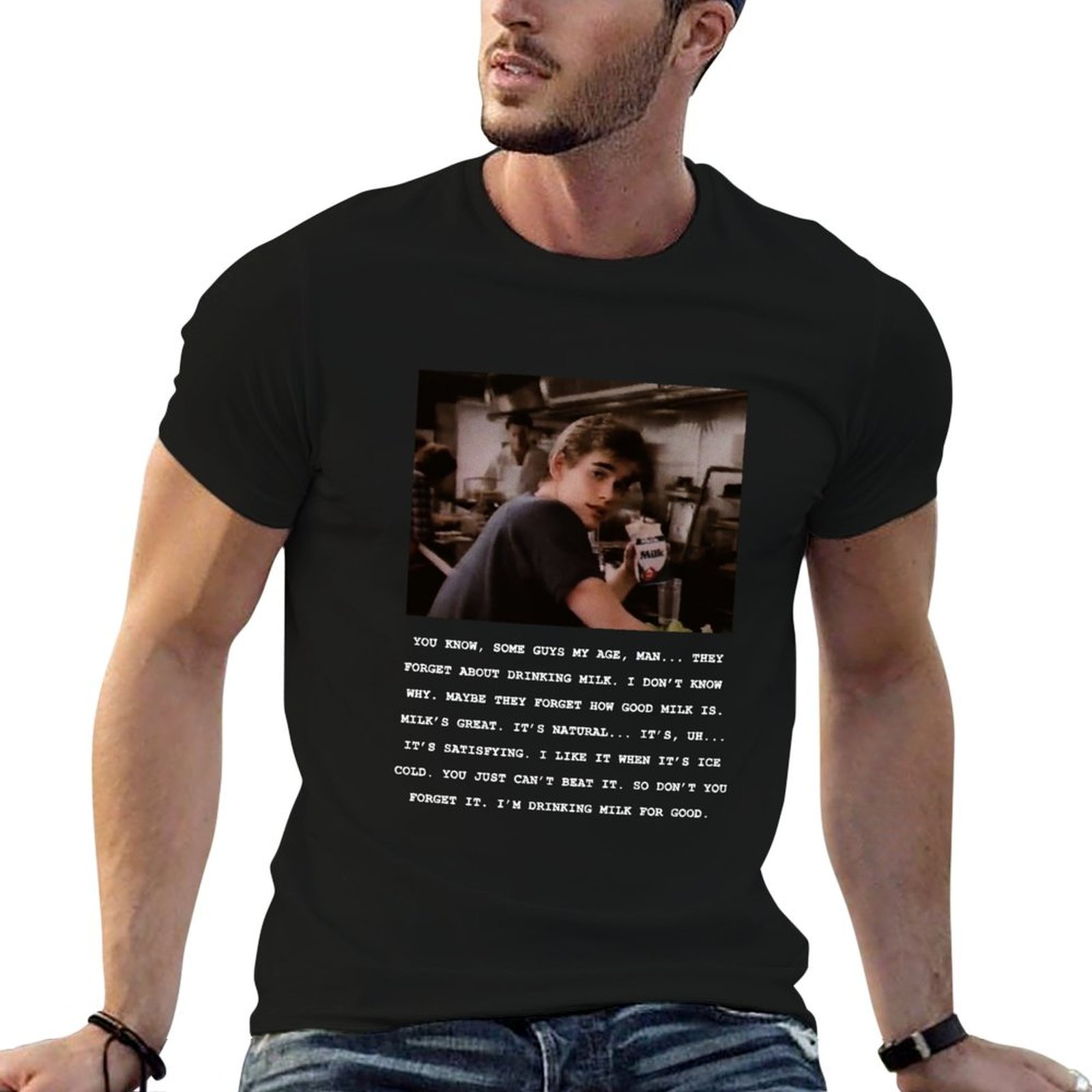 matt dillon milk commercial T- - Commercial Printing And Graphics บทวิจารณ์และราคา