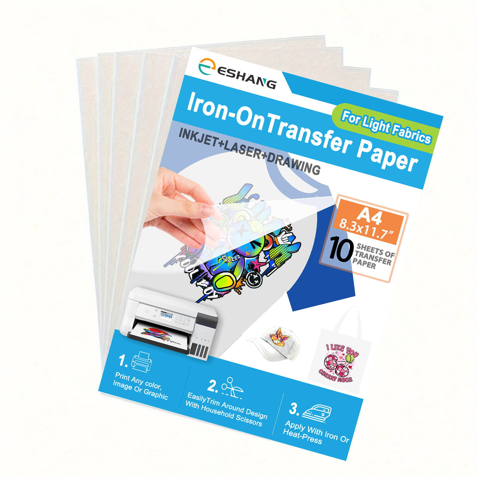 10 Sheets of A4 Premium Heat T - Heat Transfer Vinyl Roll บทวิจารณ์และราคา