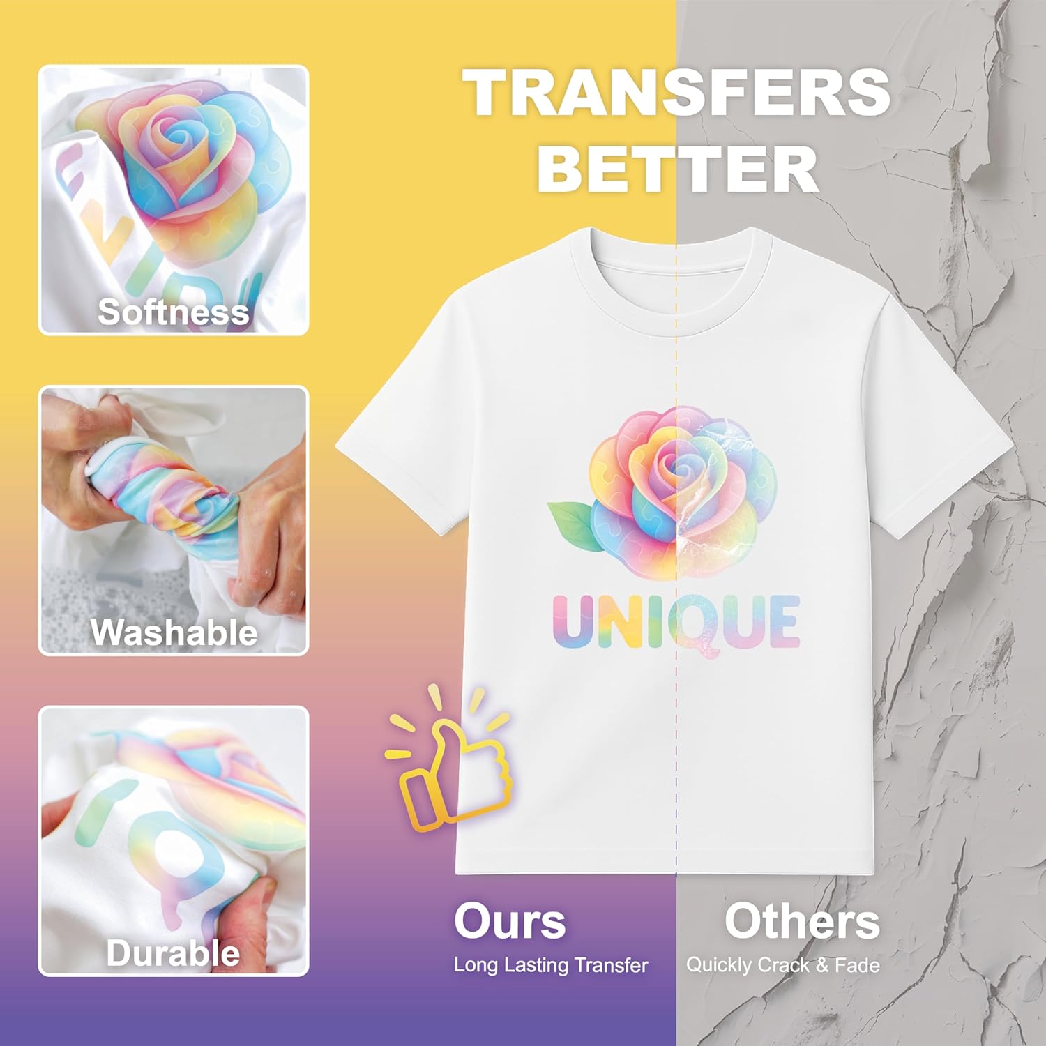 10 Sheets of A4 Premium Heat T - Heat Transfer Vinyl Roll บทวิจารณ์และราคา