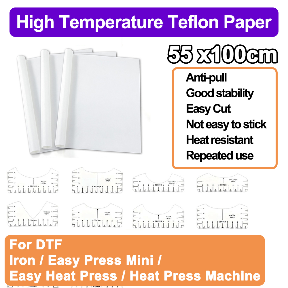 Teflonning High Temperature Re - Heat Press Teflon Sheet บทวิจารณ์และราคา