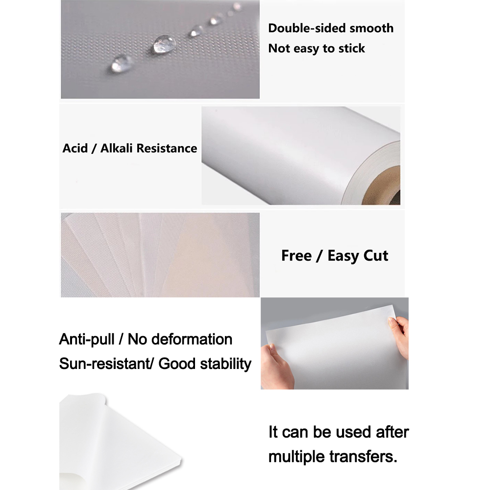 Teflonning High Temperature Re - Heat Press Teflon Sheet บทวิจารณ์และราคา