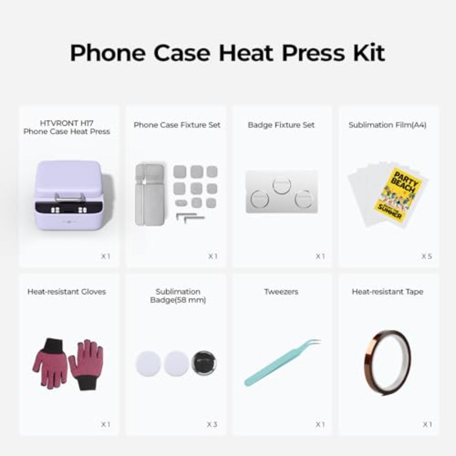 Phone Case Heat Press for iPho - Heat Press Teflon Sheet บทวิจารณ์และราคา