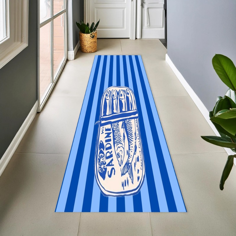 Vintage Blue Striped Sardine G - Commercial Printing And Graphics บทวิจารณ์และราคา