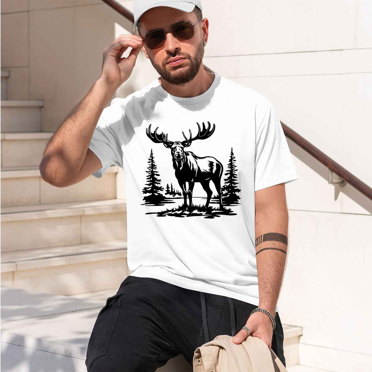 Moose Svg Cricut Cut File Comm - Commercial Print Model บทวิจารณ์และราคา
