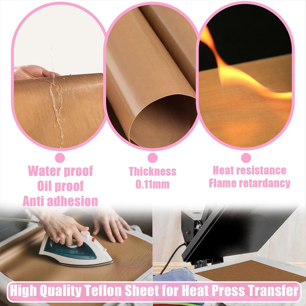 【BIG-SALE】1set Sublimation Shi - Heat Press Teflon Sheet บทวิจารณ์และราคา