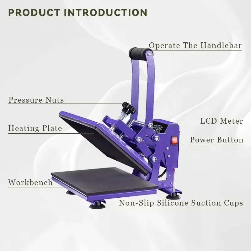 8-in-1 Heat Press Machine Supe - Commercial Grade Printing Press บทวิจารณ์และราคา
