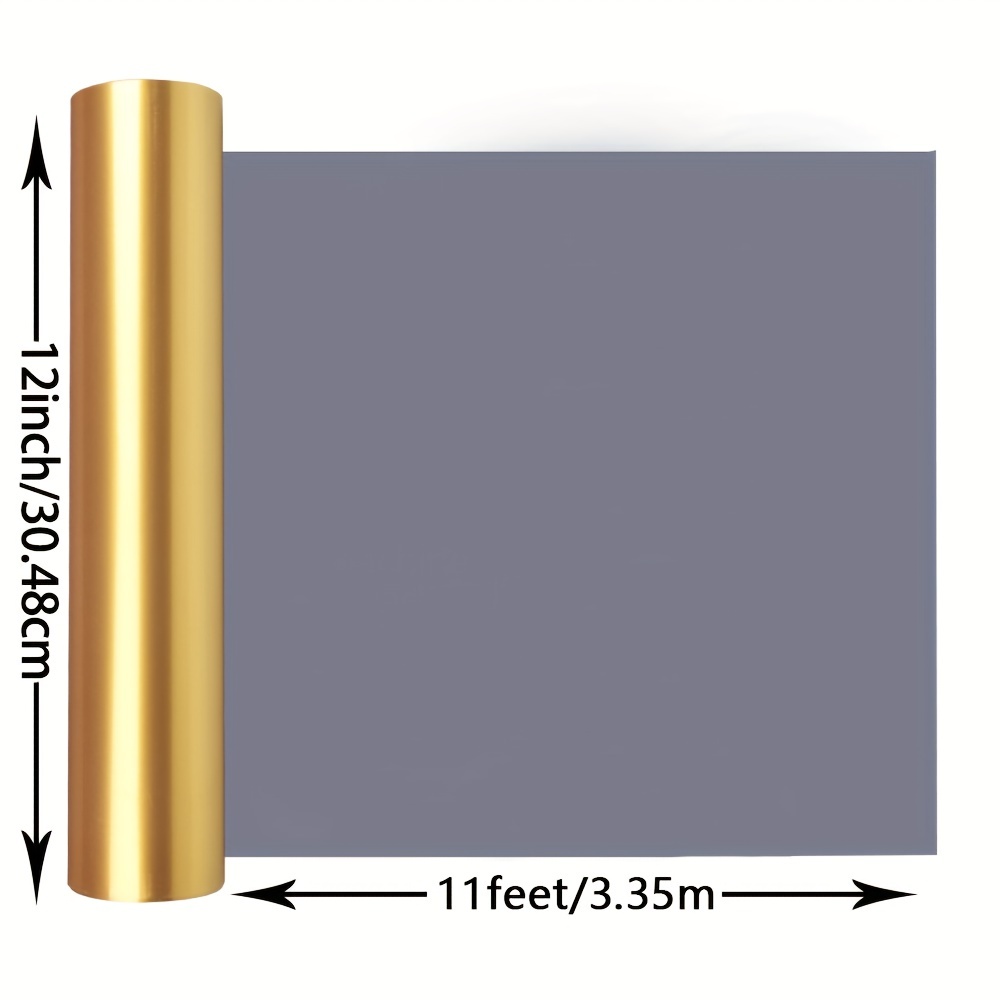 1 Pack, PU Soft Metal Heat Tra - Heat Transfer Vinyl Roll บทวิจารณ์และราคา