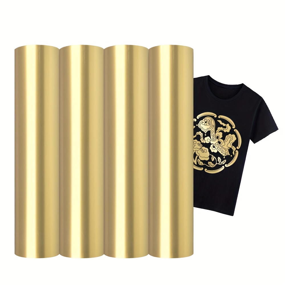 1 Pack, PU Soft Metal Heat Tra - Heat Transfer Vinyl Roll บทวิจารณ์และราคา