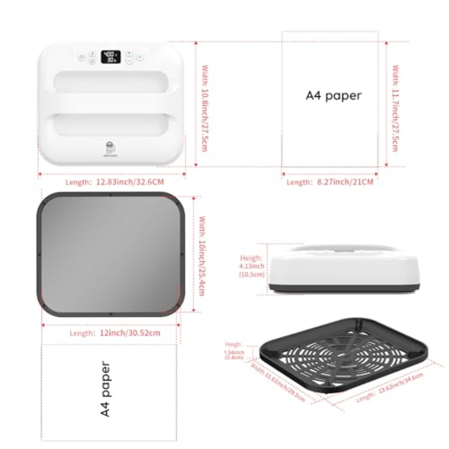 Heat Press Machine 12 x 10, Po - Heat Press Teflon Sheet บทวิจารณ์และราคา