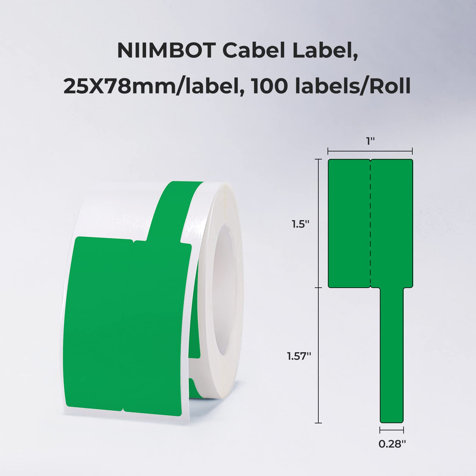 Niimbot Color Cable Label Wate - Heat Transfer Vinyl Roll บทวิจารณ์และราคา