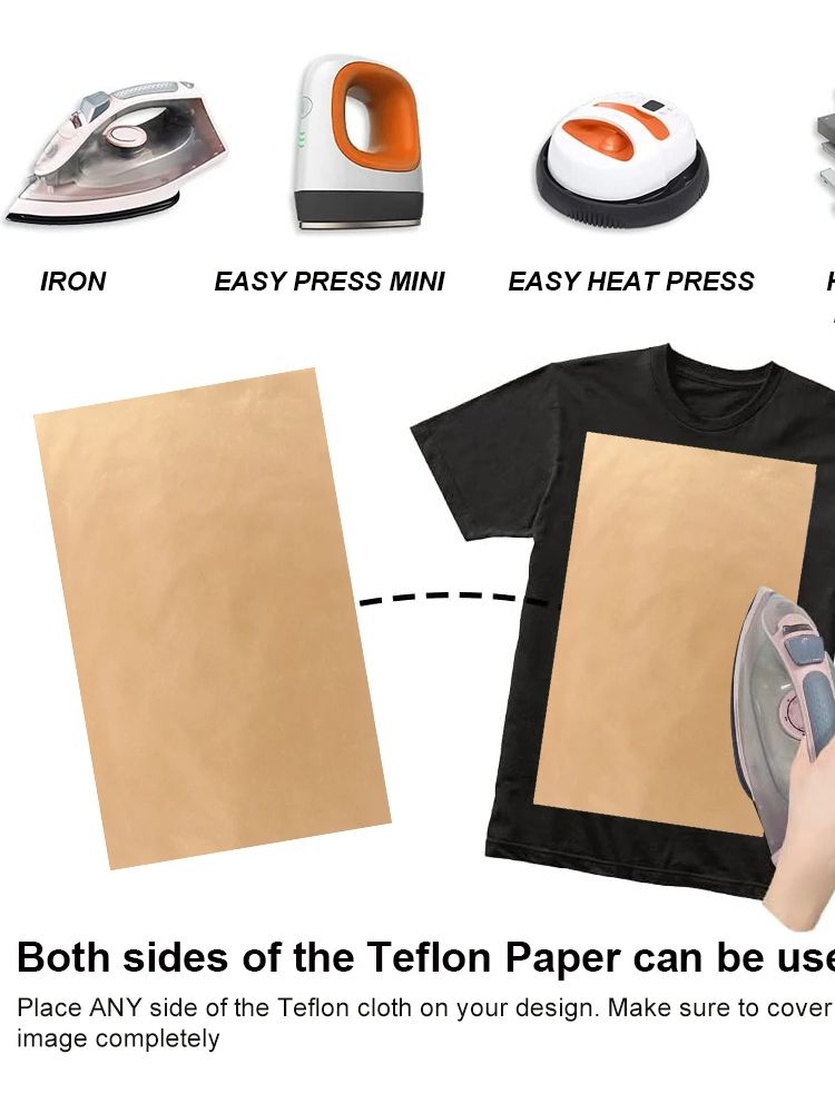 15pcs 40*60cmPack Teflon Sheet - Heat Press Teflon Sheet บทวิจารณ์และราคา