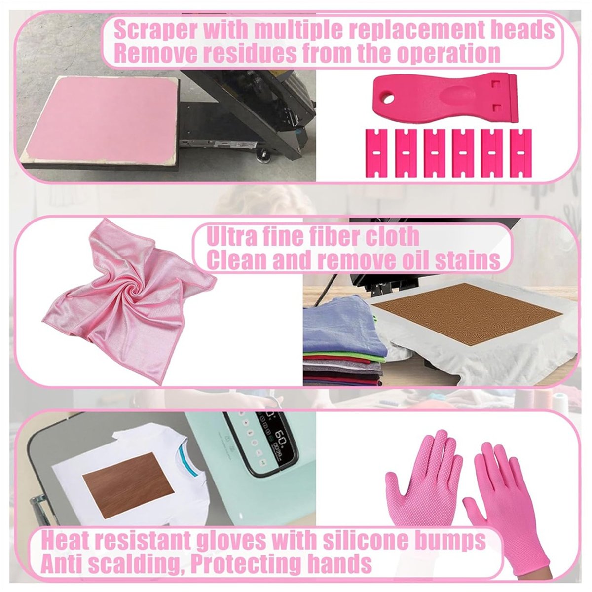 Reliable- 1set Sublimation Shi - Heat Press Teflon Sheet บทวิจารณ์และราคา