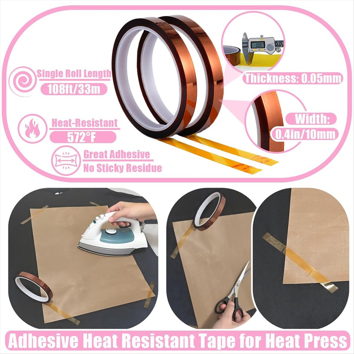 Reliable- 1set Sublimation Shi - Heat Press Teflon Sheet บทวิจารณ์และราคา