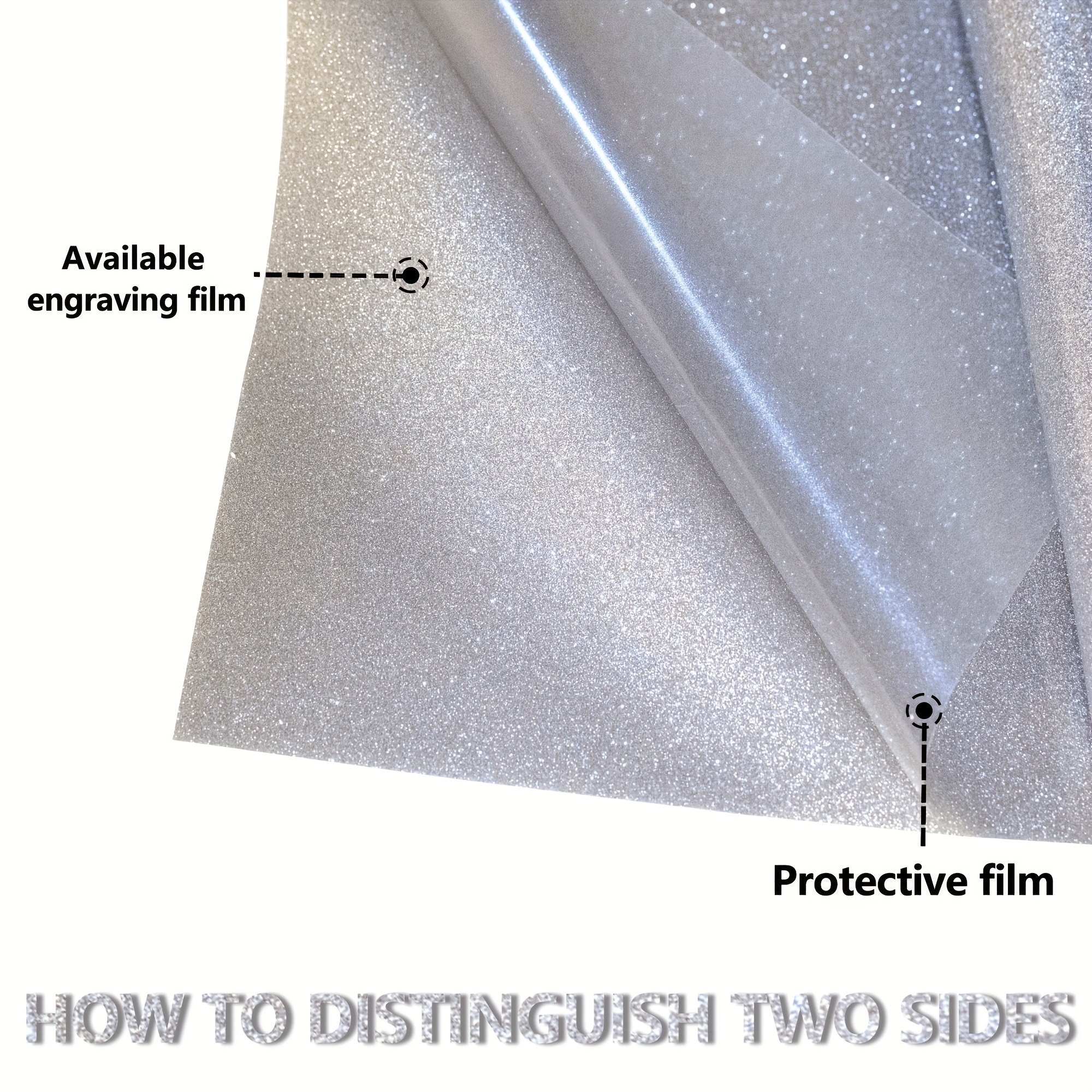 1 Pack, Glitter HTV Heat Trans - Heat Transfer Vinyl Roll บทวิจารณ์และราคา