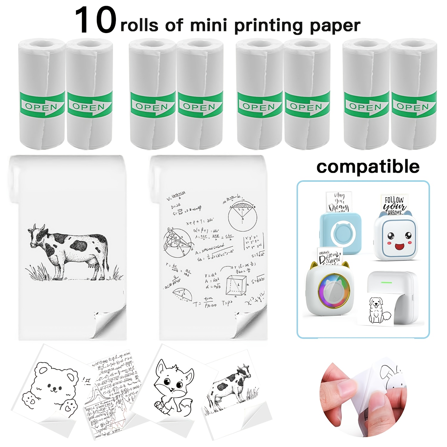 5-10-20 Rolls of Mini Printing - Heat Transfer Vinyl Roll บทวิจารณ์และราคา