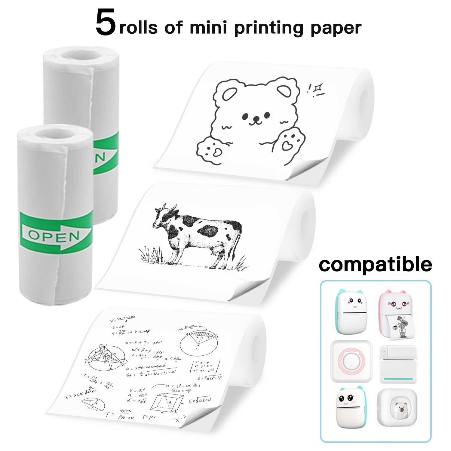 5-10-20 Rolls of Mini Printing - Heat Transfer Vinyl Roll บทวิจารณ์และราคา