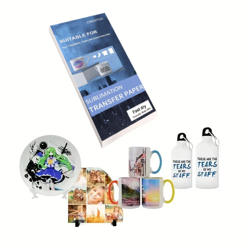 100 Sheets Sublimation Heat Tr - Heat Transfer Vinyl Roll บทวิจารณ์และราคา