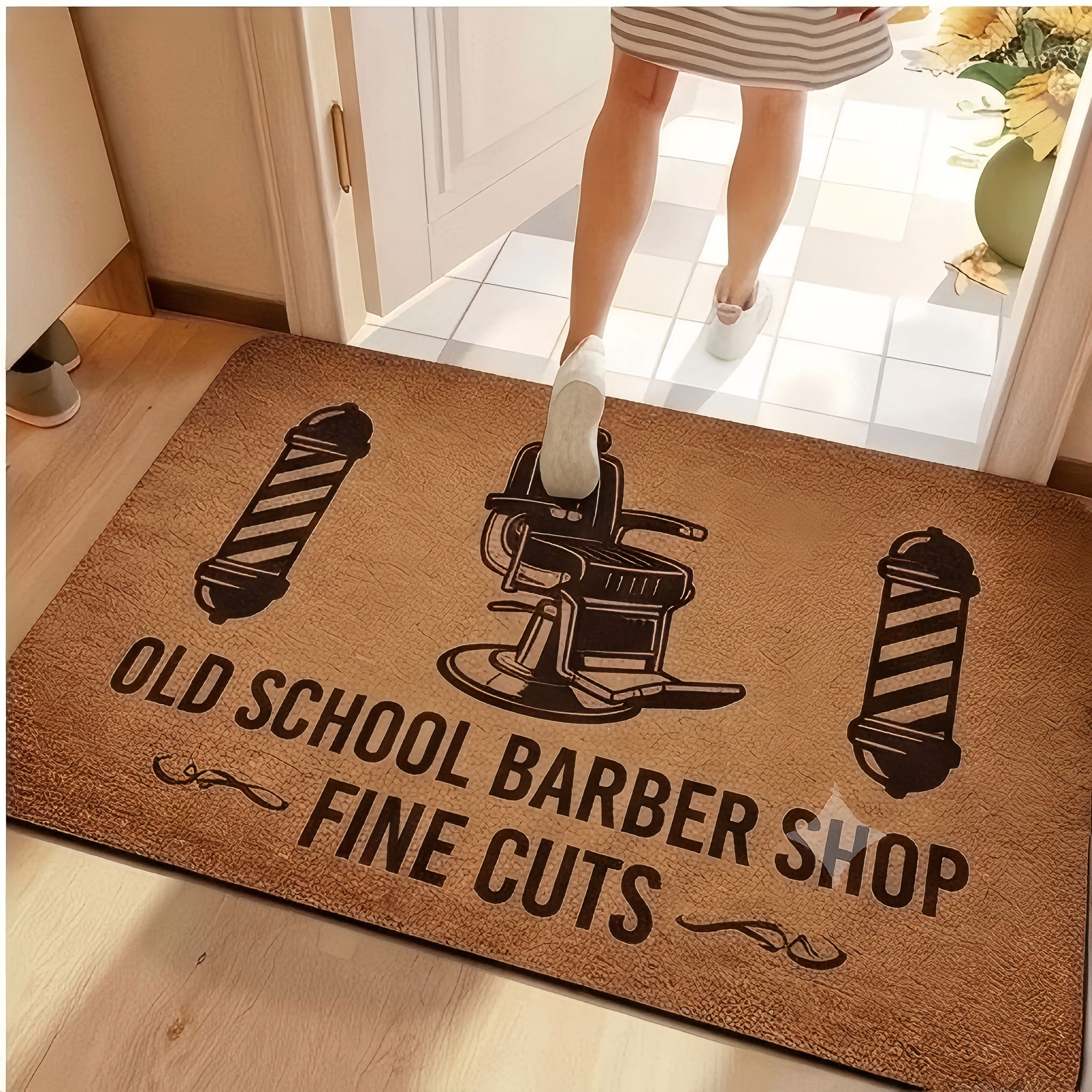 Barbershop pole welcome graphi - Commercial Printing And Graphics บทวิจารณ์และราคา